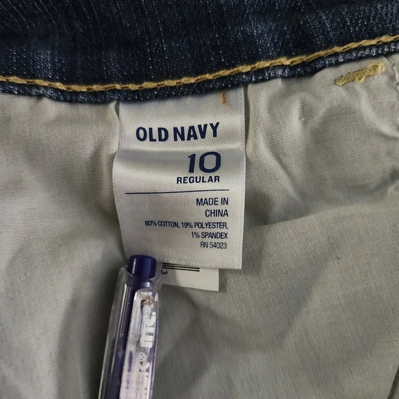 Old navy women's the diva boot cut jeans size 10 blue - Picture 8 of 8